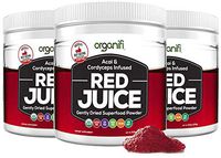 Organifi: Red Juice- Organic Superfood Supplement Powder - 30 Day Supply - USDA Certified Organic, Boosts Metabolism, and Reverses The Signs of Aging -3pk