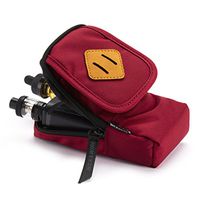 Vape Case for Travel – Secure, Organized, Premium Vape Bag – Fits Any Mechanical Box Mods, e-Juice, Battery, Tank Holder & Accessories - Wick and Wire (Primo Red)