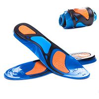Gel Sports Insoles For Men & Women,Shock Absorption, Heel Protection,Relieve Foot Pain, Heel Pain and Against Plantar Fasciitis - Unisex Shoe Insoles (Size 5-10,1 Pair)