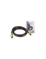 Velleman AVW145 Glass Fiber Optic Cable, 1 Grade to 12 Grade, 492" Length, 2 x Toslink Male