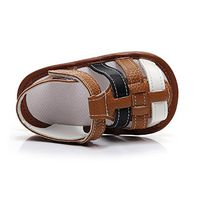 Baby Toddler Boys Sandals, ♥ Beyonds Hollow Out Color Matching Shoes, Soft Sole Anti-Slip Infant Summer Outdoor Shoes Newborn First Walker Crib Shoes Sneaker Loafers