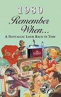 1980 REMEMBER WHEN CELEBRATION KARDLET: 40th Gift - Birthdays, Anniversaries, Reunions, Homecomings, Client & Corporate Gifts, RW1980