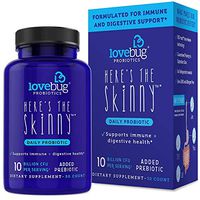 Probiotic and Prebiotic Digestive Health Supplement, Shelf Stable - with 10 Billion CFU, Contains lactobacillus gasseri, Turmeric - for Men & Women, 15x More Survivability (30)