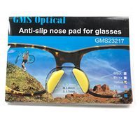 2.5mm 10 Pair Yellow GMS Optical Anti-Slip Nose Pad for Glasses