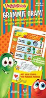 Tabbies VeggieTales Grammie Grams, Ages 3-4, Includes 6-8-1/2" x 11" Worksheets, A Fun & Educational Way to Stay in Touch With Grandchildren (28493)