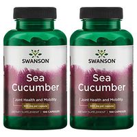 Swanson Sea Cucumber 500 mg 100 Caps 2 Pack