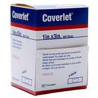 Coverlet 300 Count, 1 X 3, 300 Per Box by Biersdorf