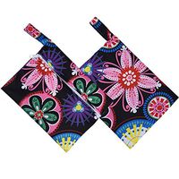 Wet Bags x2 - for Reusable Menstrual Cloth Pads and Cups - Sanitary Napkin Maternity Mama Pads - Incontinence Underwear or as Diaper Wet Dry Washable Storage Bag