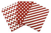 Present Avenue Food Safe Biodegradable Red Paper Candy Favor & Treat Bags Pack of 75 Great for Christmas Holiday and Carnival Party