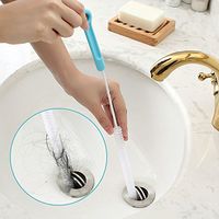 Pop Drain Removal Tool Drain Dredge Pipe Sewer Cleaner Toilet Clear Unplugger 1x