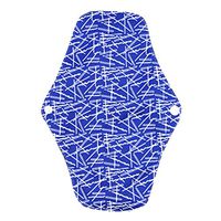 Healifty Cloth Menstrual Pads Washable Reusable Sanitary Towel Portable Foldable Breathable Bamboo Charcoal Cloth Menstrual Pads 25x18cm (M11)