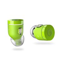 Crazybaby Air (Nano) True Wireless Bluetooth Earbuds with Charging Capsule, Bluetooth 5.0 Ready, with All Day Battery Life and Microphone. (Volt Green)