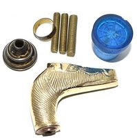 Eve.Store Vintage Style Gift Walking Stick Handle Brass Horse Head Cane Handle