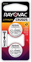 Rayovac CR2025 Battery, 3V Lithium Coin Cell CR2025 Batteries (2 Battery Count)