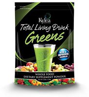 Total Living Drink Greens Superfood Powder - (2.65 lbs Bag, 30 Servings, 60 Ingredients) - Enzymes, Antioxidants, Herbs, Probiotics, Vitamins and Minerals.