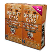 Ethos Carnosine Eye Drops 2 Boxes (4 x 5ml Bottles) Bright Eyes NAC Eye Drops for Pets as Seen on UK National TV with Amazing Results! NAC n Acetyl carnosine Eye Drops