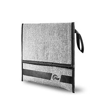 Skunk EXIT Smell Proof Bag 12" x 9.5" with Combination Lock (Gray)