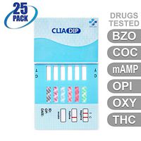 MiCare [25pk] - 6-Panel Urine Drug Test Card (BZO/COC/mAMP/OPI/OXY/THC) #MI-WDOA-564