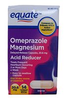Equate - Omeprazole Magnesium 20.6 mg, Acid Reducer, Delayed Release, 14 Capsules