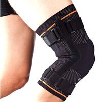 BRD Sport G36 Medical Grade Hinged Knee Brace with Adjustable Straps, Made in USA, Ideal for Acute Knee Pain Knee Tendinitis Knee Injury Recovery (Black, Small)