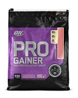 OPTIMUM NUTRITION Pro Gainer Weight Gainer Protein Powder, Vitamin C and Zinc for Immune Support, Strawberry Cream, 10.19 Pounds (Packaging May Vary)