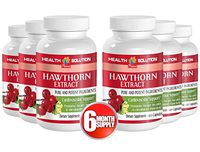 Hawthorn Berry Seeds - Hawthorn Extract - Improve Circulation (6 Bottles)