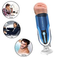 Male Masturbator Cup, Handsfree Cup Adult Sex Toys for Men 3D Realistic Vagina Pocket Pussy Stroker Pussy Anal Ass Mens Masturbation Toy