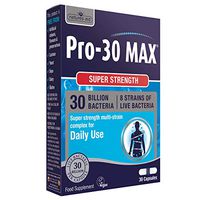 Natures Aid PRO-30 Max (30 Billion Daily Probiotic) - Pack of 30 Vegetarian Capsules