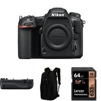 Nikon D500 DX-Format Digital SLR (Body Only) w/ Nikon MB-D17 Multi Battery Power Pack and Accessories