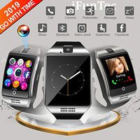 Smart Watch for Android, Bluetooth Smartwatch Android Touchscreen Smart Watches with Camera Fitness Tracker Sports Watch Cell Phone with SIM Card Slot Compatible for Smartphones Men Women Gold