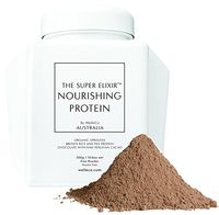 WelleCo - All Natural/Vegan Nourishing Plant Based Protein Supplement (300g Glass Caddy, Peruvian Chocolate)