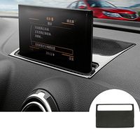 Carbon Fiber Center Dashboard GPS Navigation Trim Cover 1pcs for Audi A3 S3 2014-2018