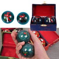 Healifty Health Ball Massage Ball Stress Pain Relief Therapy Ball Manual Massage Ball for Fitness Exercise Meditation for Sore Muscles Shoulders Neck Back Foot Deep Tissue 1 Box(Green)