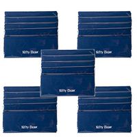 Pack of 25 - Nifty Clean Reusable Microfiber Cloth, Blue