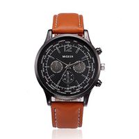 Fxbar,Charm Men Watch Brand Hot Sale Analog Wrist Watch Alloy Quartz Mens Watches(Brown)