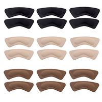 Senkary 9 Pairs Heel Grips Liners Heel Cushion Pads Self-Adhesive Shoe Insoles Back Heel Sticker Protectors for Men and Women
