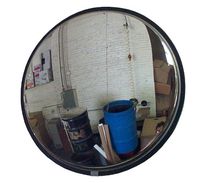 See All SSO14 Circular Stainless Steel Outdoor Convex Security Mirror with Back, 14" Diameter (Pack of 1)
