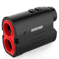 WAKYME Rangefinder, Golf & Hunting Range Finder, 650 Yards 6X Laser Range Finder with Slope, Fast Flag-Lock, Angle Measurement, Speed, Continuous Scan, Laser Rangefinders with Low Battery Indicator