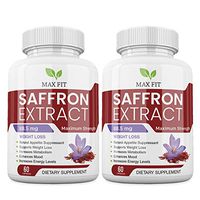 2 Pack Saffron Supplement with 88.50mg Pure Saffron Extract for Weight Loss-Natural Appetite Control & Suppression Pills. 60 Saffron Capsules Anxiety Relief Saffron Supplement for Macular Degeneration