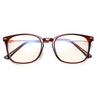 Armear Blue Light Blocking Glasses Women Men Nerd Reading Gaming Computer Anti Blue Light Glasses Non Prescription Clear Lens Tan frame, 52