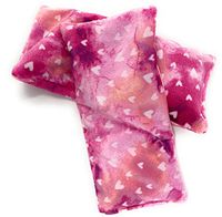 Solayman’s Natural Lavender Infused Eye Pillow for Yoga, Meditation, Relaxation, Headache, Stress Relief- Set of 2 - Watercolor Hearts