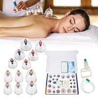 Semme Massage Vacuum Cup Suction 12 Cup Spa Cupping Massage China Traditional for Body Neck Muscles for Relief Pain Toning Beauty Care