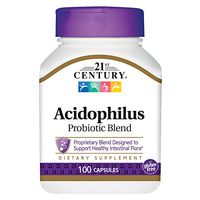 21st Century Acidophilus Capsules, 100 Count