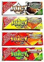 Juicy Jays Flavoured Rolling Papers 1 1/4 4 Pack (Coconut, Pineapple, Mello Mango, Strawberry Kiwi)