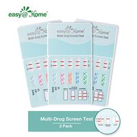 2 Pack Easy@Home 10 Panel Instant Drug Test Kits - Testing Marijuana (THC), Opiate(OPI 2000), Cocaine(COC), AMP, BAR, BZO, MDMA, MET, MTD, PCP - Urine Dip Drug Testing -#EDOAP-3104