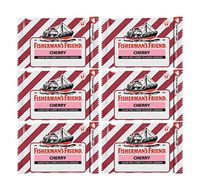 Fisherman's Friend Cherry Sugar-Free Lozenges 25g, (Pack of 6)