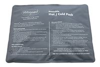 Obbomed MV-5470 Large Size Compress Gel Ice Pack, Hot & Cold Therapy for Pain Relief and Injury Recovery, Reusable, freezable, Microwavable Heated Pad for Sprains Swelling Injuries, Headache 15” x 11"