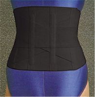 Lumiscope 723SBLK Criss Cross Black Back Support, Small