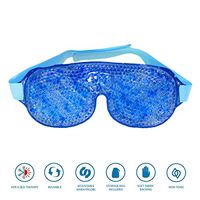 1 Pack Gel Bead Eye Mask Hot and Cold Two Side Reusable Therapy Eye Relieve 10 4 Inch By FORMAX CARE (1)