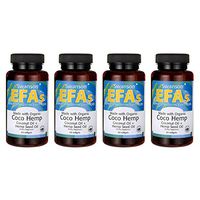 Swanson Made with Organic Coco Hemp Coconut Oil & Hemp Seed Oil 60 Sgels (4 Pack)